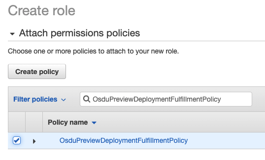Attach Policy Attach Policy