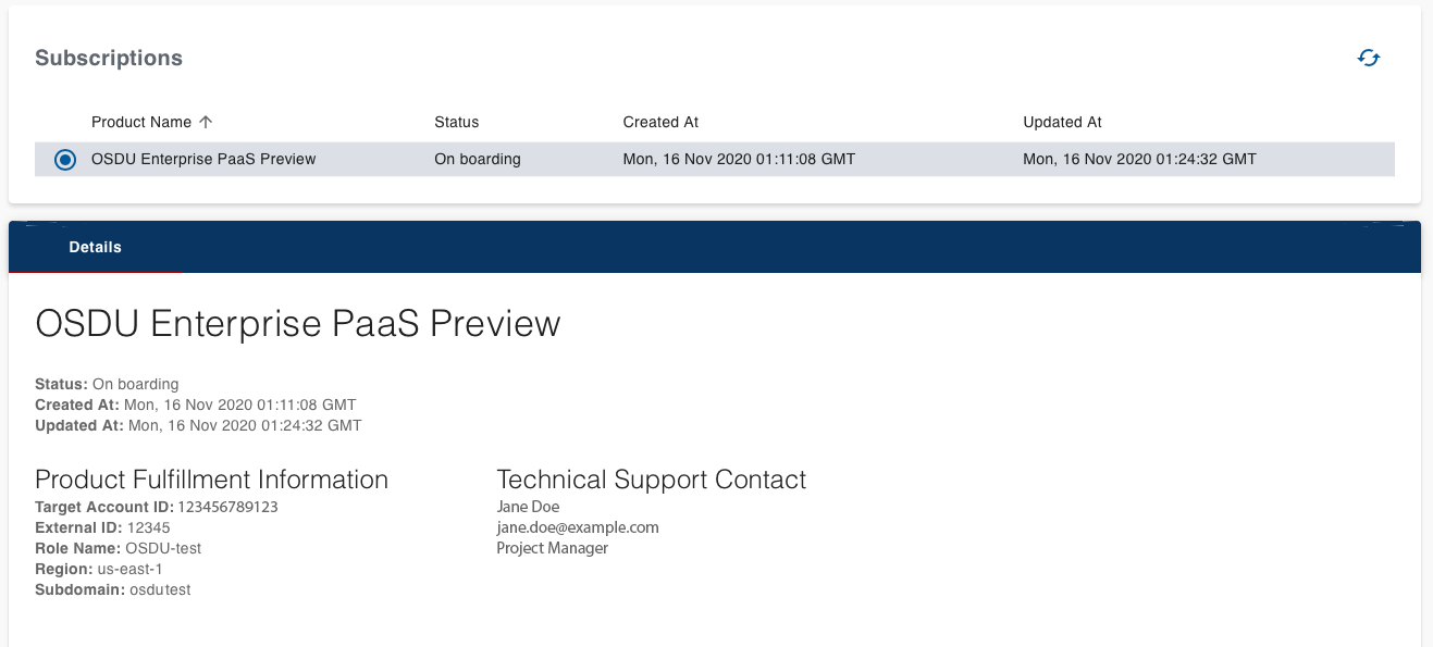 Status Page Status Page