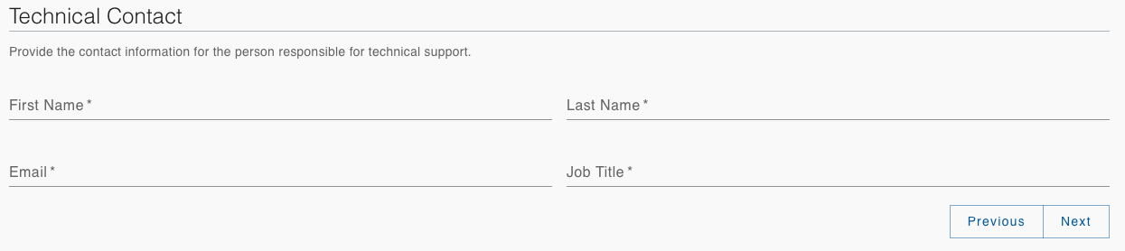 Technical Contact Technical Contact